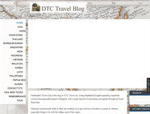 Tablet Screenshot of dtctravelblog.com